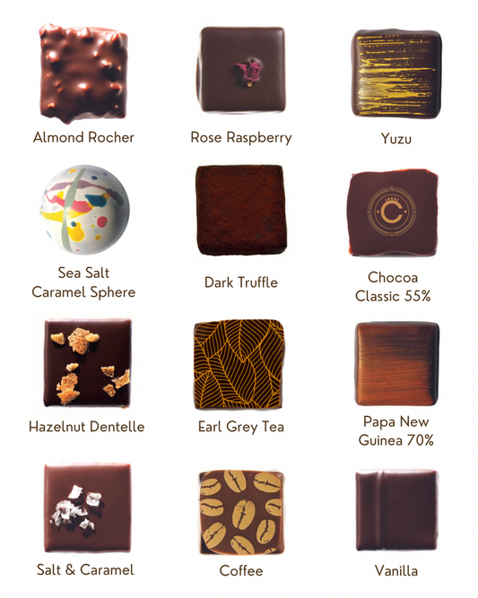 Handcrafted Luxury Chocolates - Box of 25