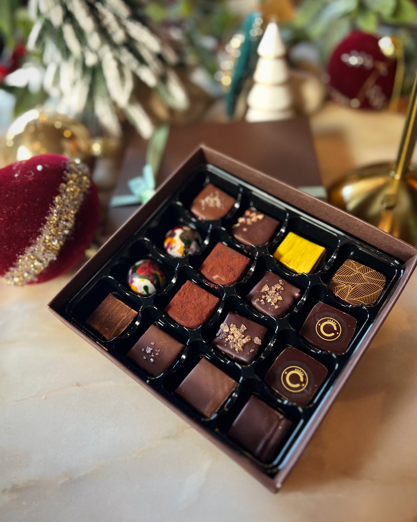 Handcrafted Luxury Chocolates - Box of 16